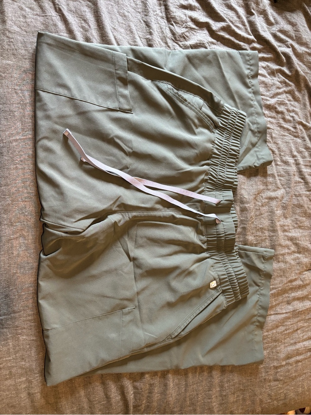 Uniform Advantage 2X petite Resurge Olive Green Scrub Pants
